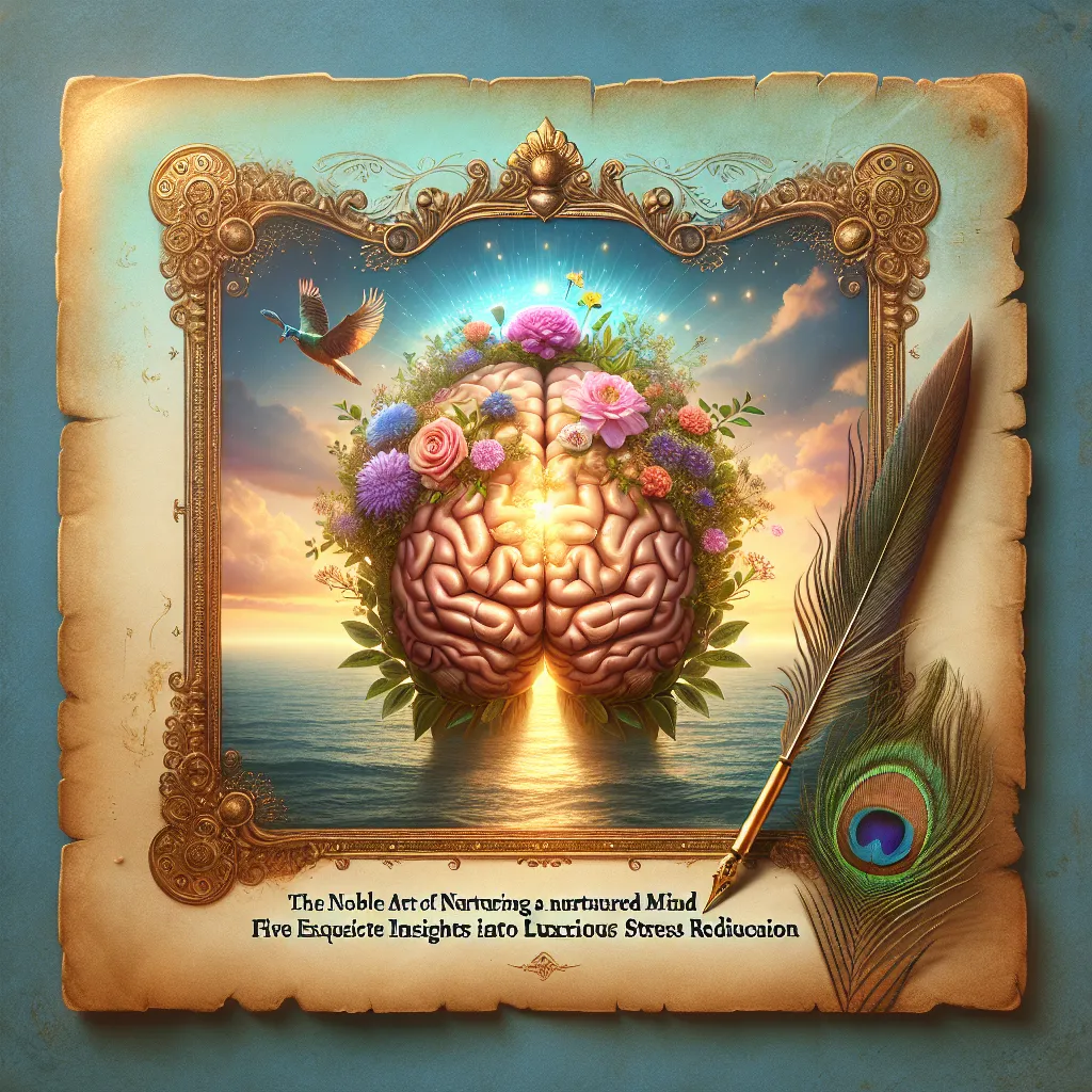 The Noble Art of Nurturing a Nurtured Mind: Five Exquisite Insights into Luxurious Stress Reduction