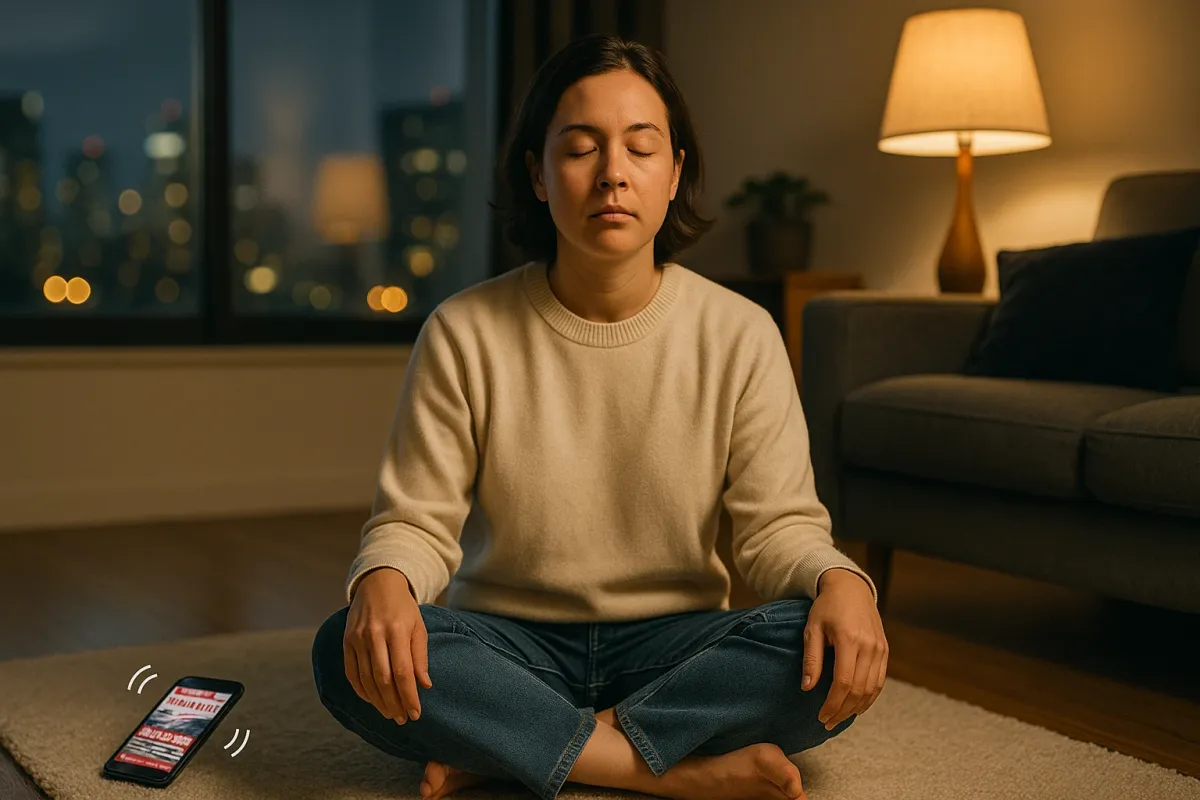 When Online Chaos Escalates: Turning Disturbing Headlines Into Quiet Inner Focus