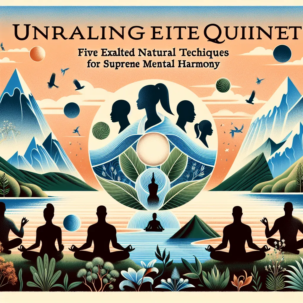 Unraveling the Elite Quintet: Five Exalted Natural Techniques for Supreme Mental Harmony