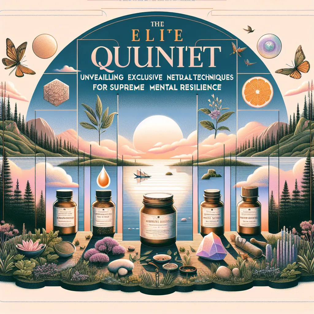 The Elite Quintet: Unveiling Five Exclusive Natural Techniques for Supreme Mental Resilience