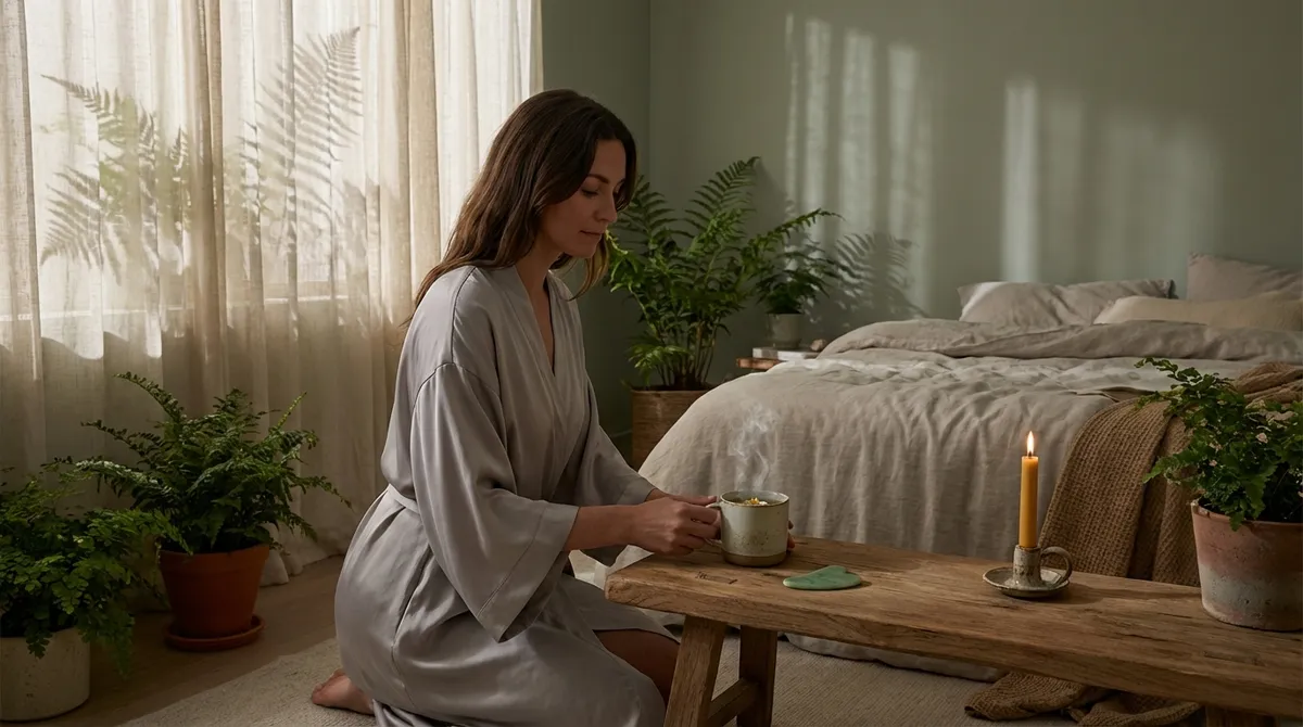 Silk-Calm Rituals: Natural Elegance for a Quieted Mind