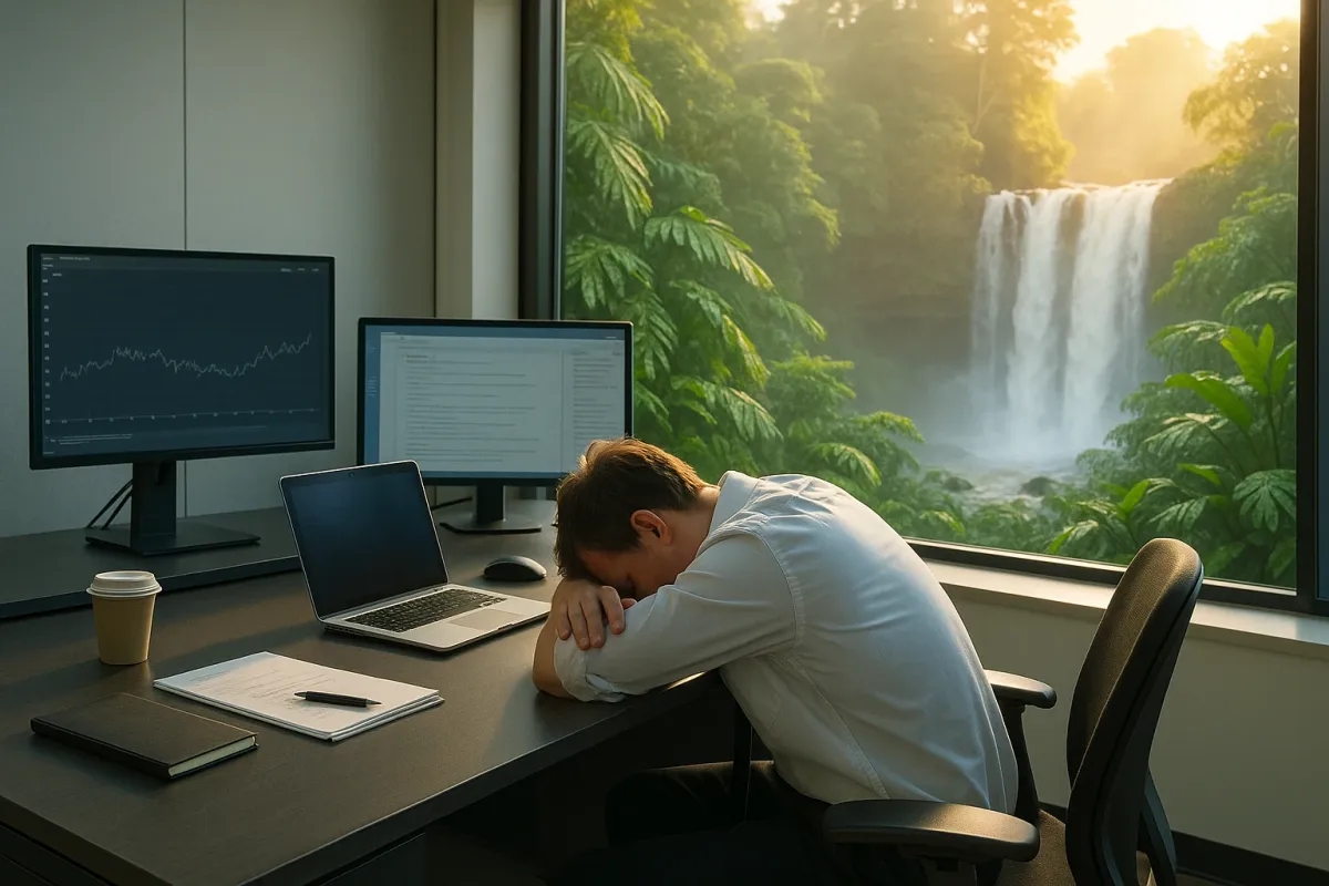 When Nature Wins the Internet: A Luxurious Reset for the Overstimulated Mind