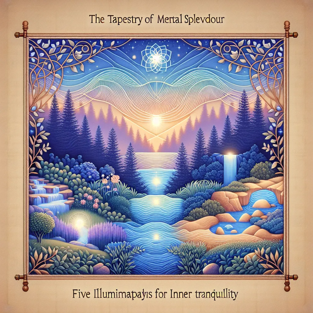 The Tapestry of Mental Splendour: Five Illuminating Pathways to Inner Tranquility