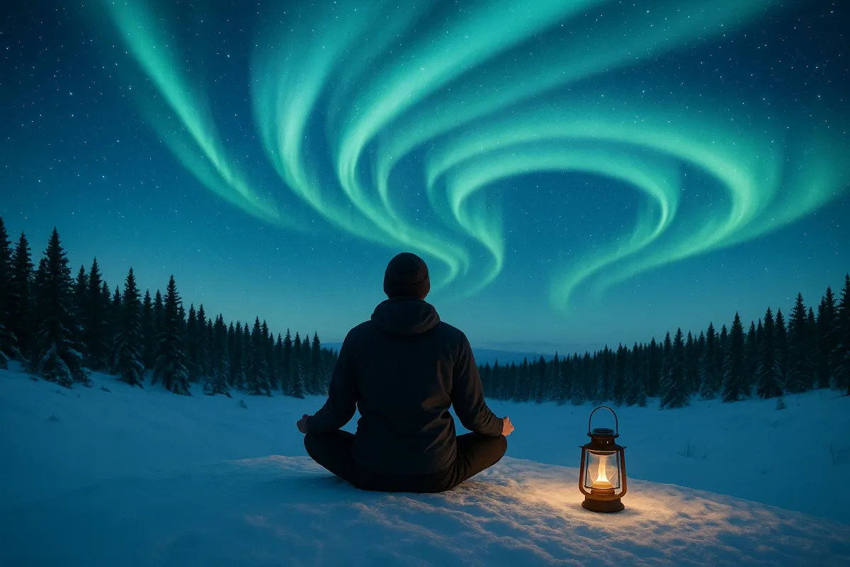 When the Sky Starts To Glow: A Northern Lights–Inspired Meditation Ritual