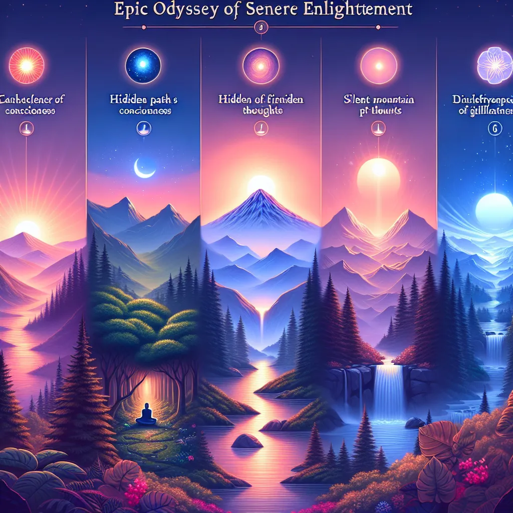 The Epic Odyssey of Serene Enlightenment: Five Unseen Beacons to Tranquil Meditation
