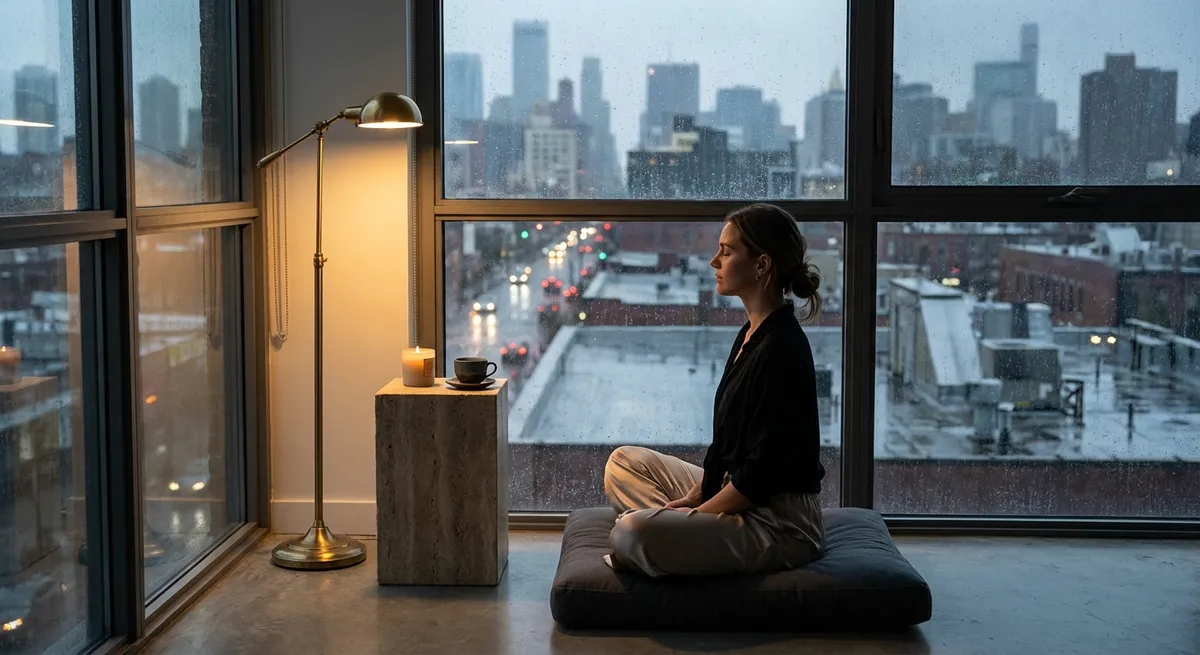 Poised in the Present: Meditation as a Quiet Luxury of Attention