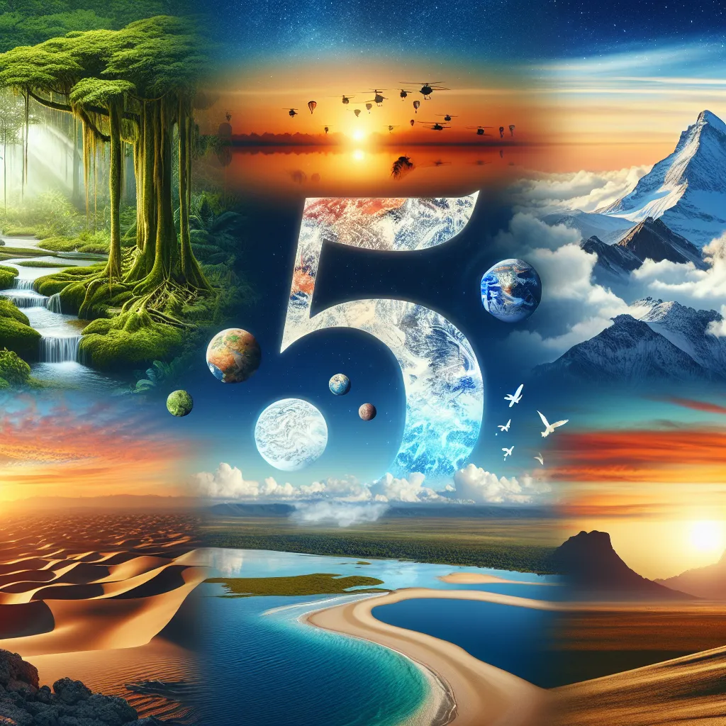 Decoding the Elite Quintet: Five Unseen Natural Paradigms for a Luxurious Mental Retreat