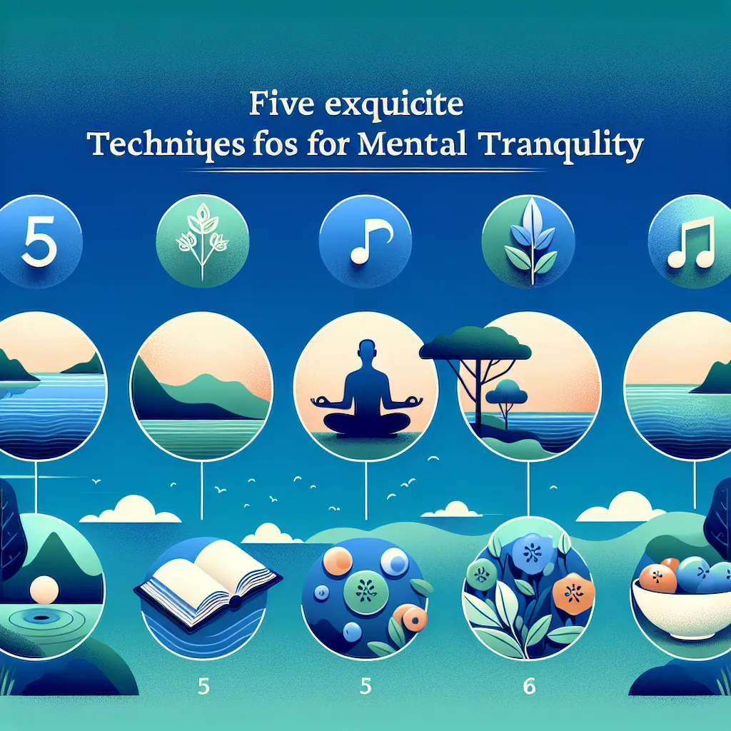 Five Exquisite Techniques for Achieving Mental Tranquility