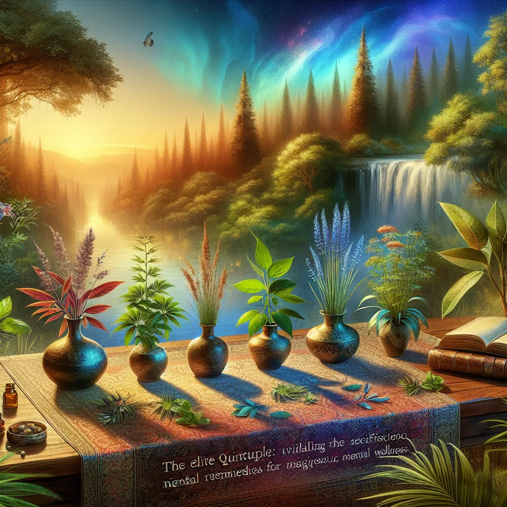 The Elite Quintuple: Unveiling the Sophistication of Five Natural Remedies for Majestic Mental Wellness